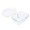 SZKLANY POJEMNIK 600ml LUNCH BOX Z PRZEGRODĄ SZCZELNY 5622